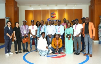 利比里亚政企研建班到访royal皇家88 共探膜技术合作新机缘